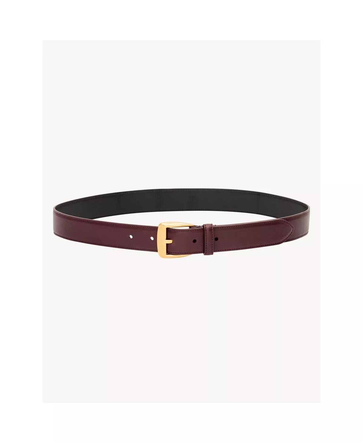 Trapezoid Belt in Grained Leather - 2