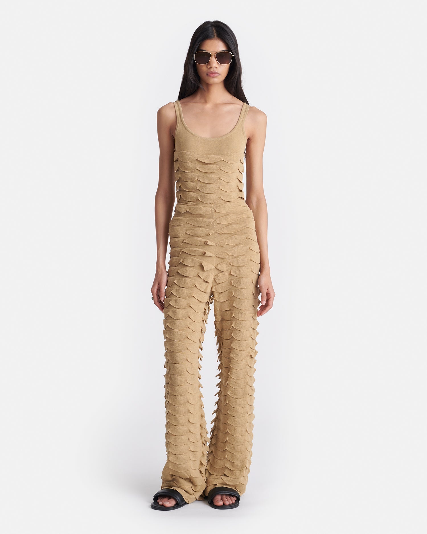 Textured Cotton-Blend Bodysuit - 3