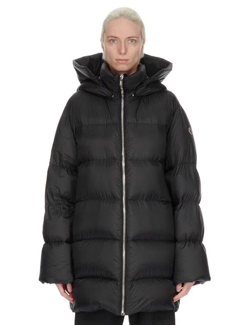 + Moncler Cyclopic oversized hooded appliquéd quilted shell down jacket 11