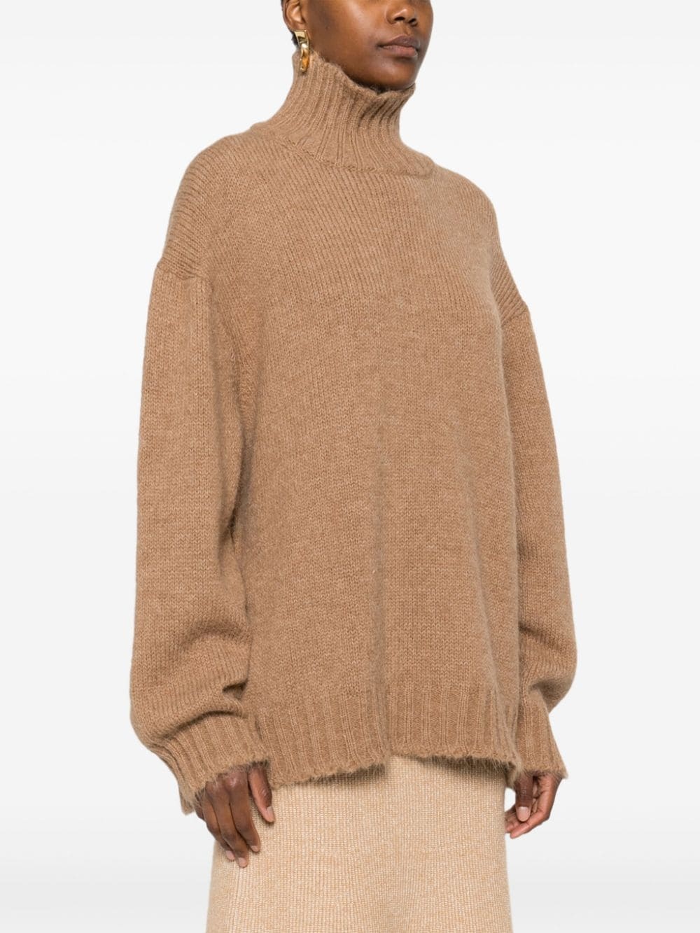 high-neck sweater - 3