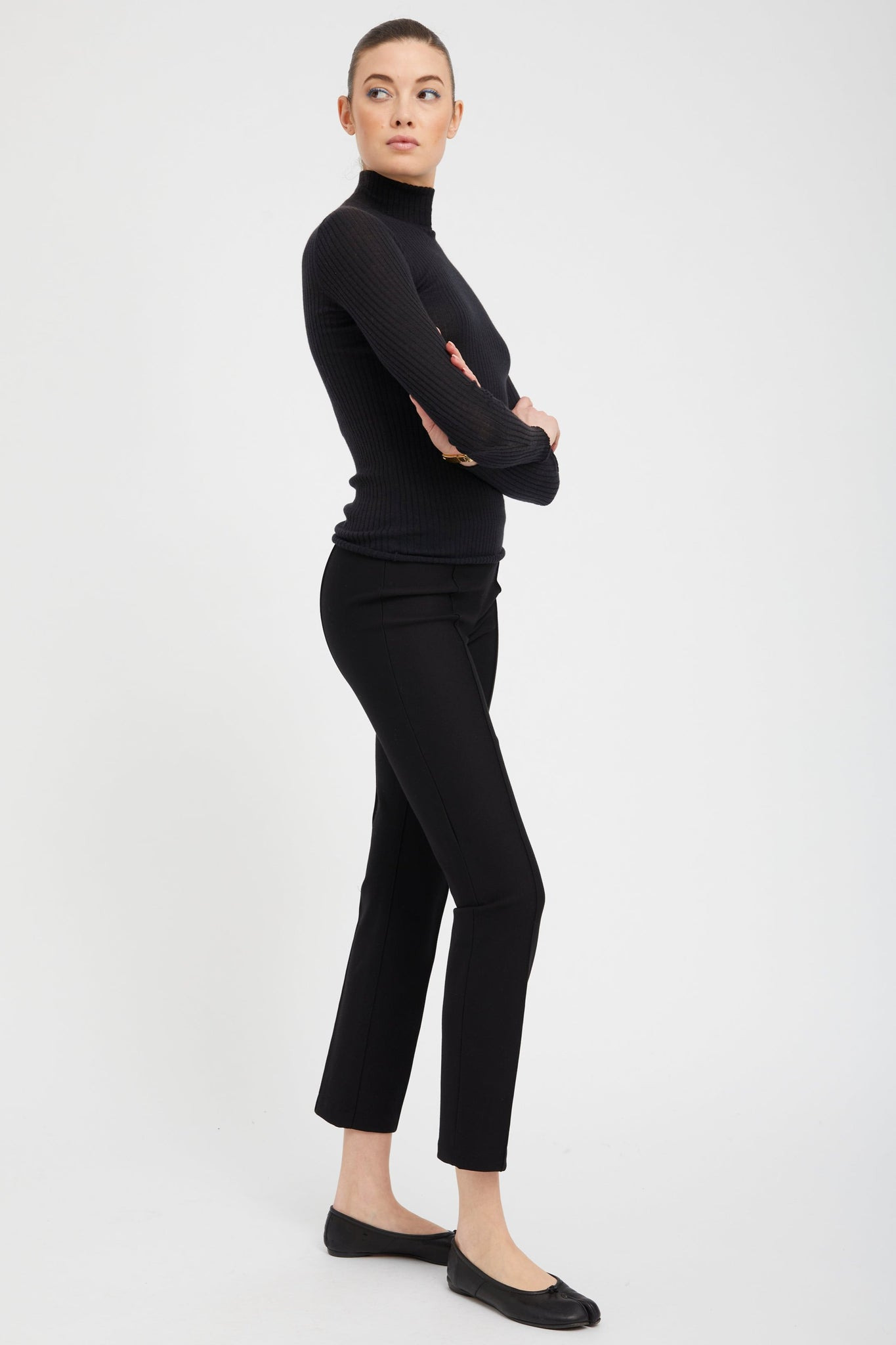 BLACK CASANOVA PINTUCK STRAIGHT - 3