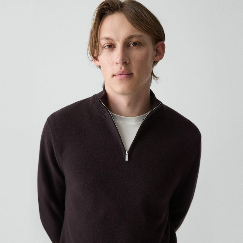 Hilles Quarter-Zip Sweater in Cashmere 5