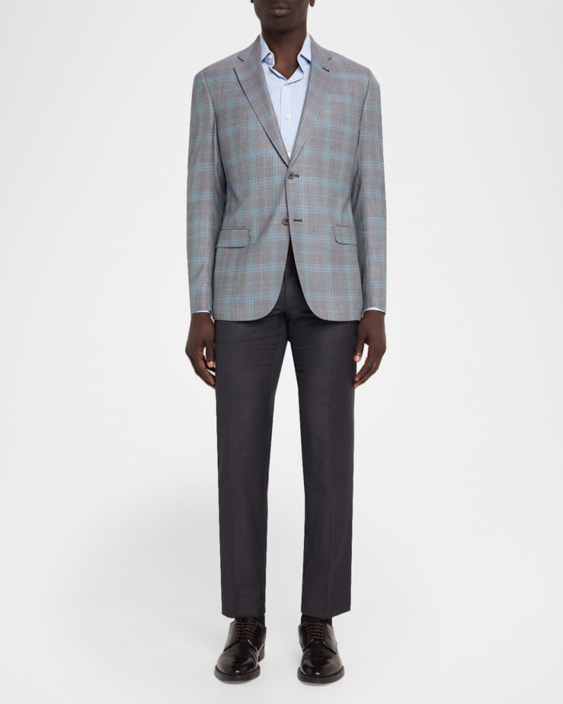 EMPORIO ARMANI Men's Plaid Wool G Line Sport Coat outlook