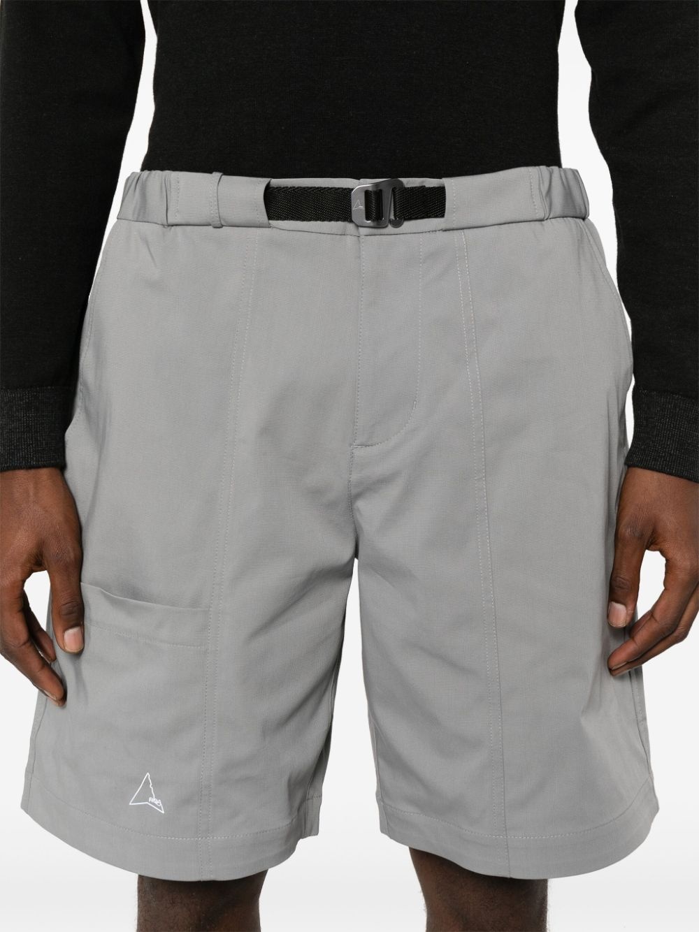 logo-print shorts - 5