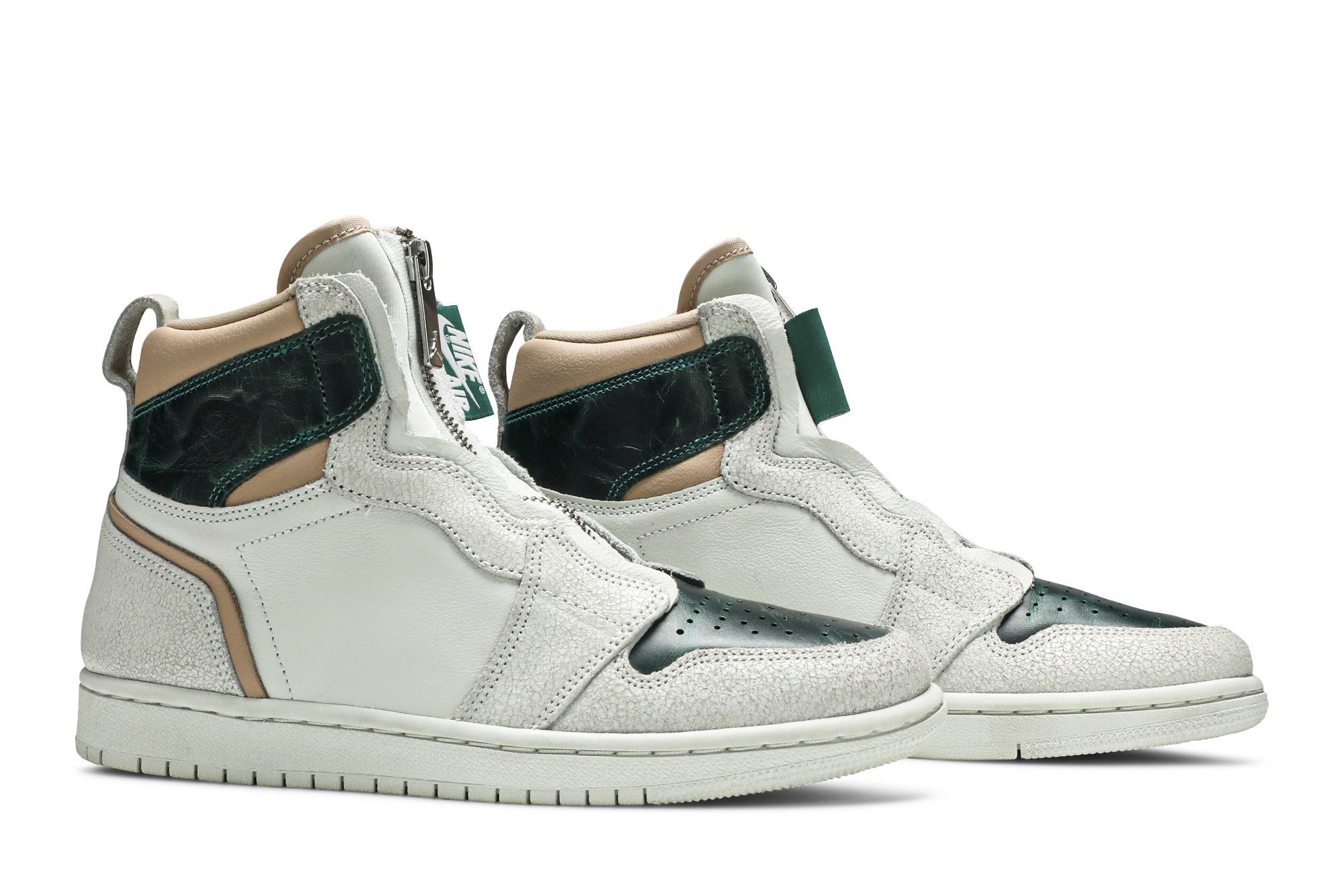 Wmns Air Jordan 1 Retro High Zip 'Mystic Green' - 8