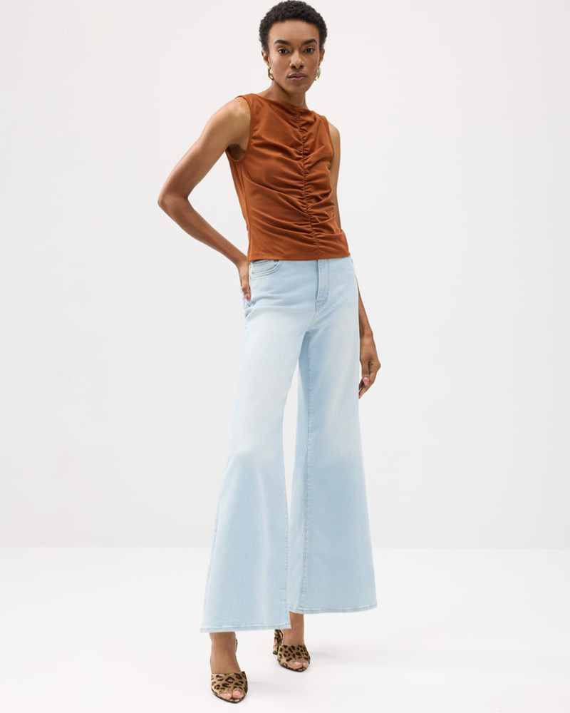 FRAME Le Palazzo Crop 청바지 outlook