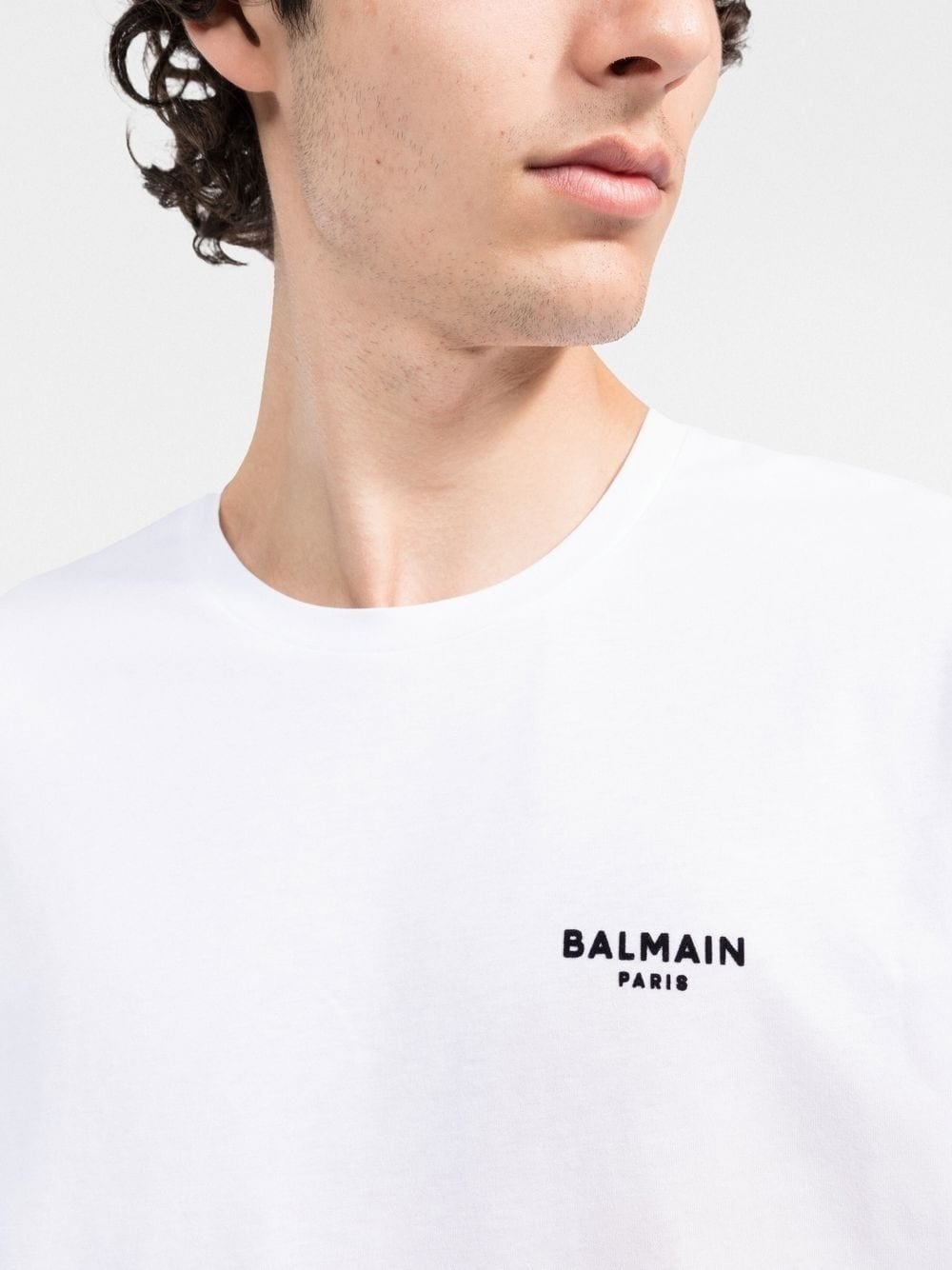 logo-embroidered cotton T-shirt - 5