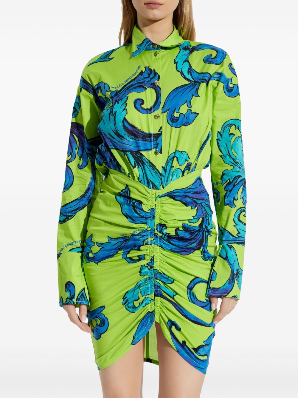 printed mini dress - 3