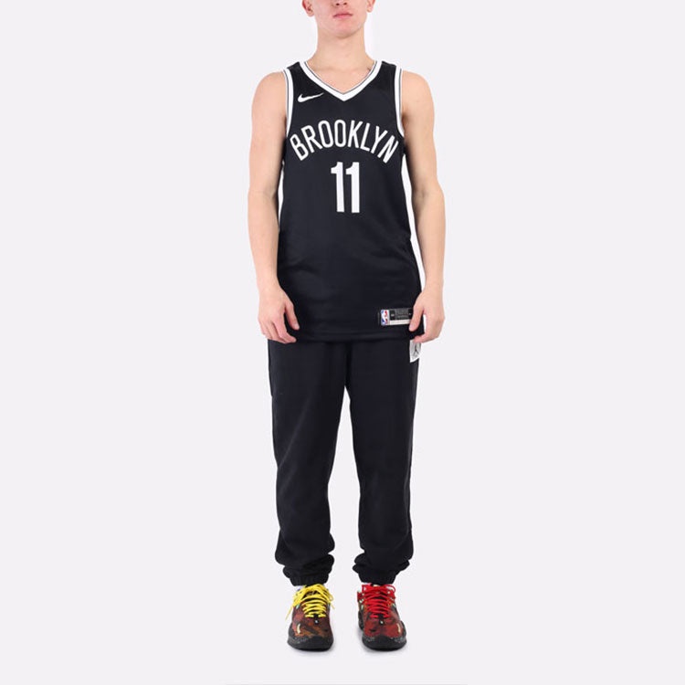 Nike NBA Sports Basketball Jersey/Vest SW Fan Edition 20-21 Season Brooklyn Nets Kyrie Irving 11 Bla - 3
