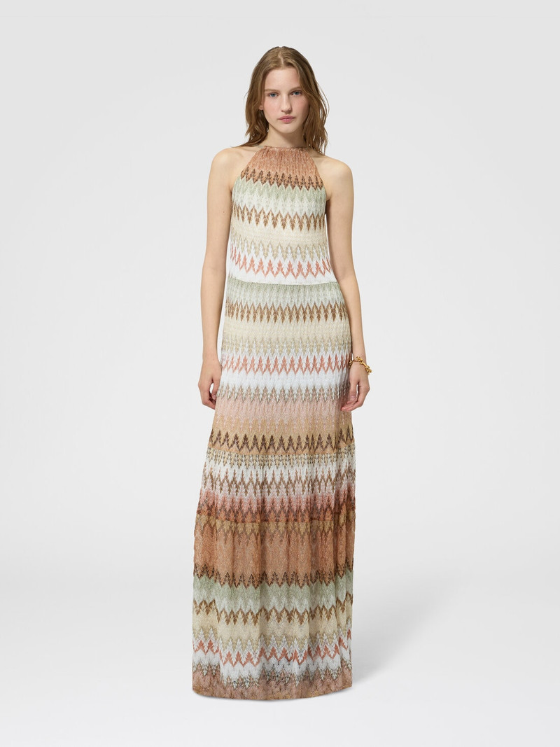Missoni Long dress in zig zag lace outlook