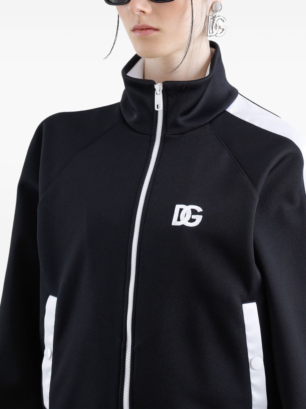 logo-embroidered sweatshirt - 5