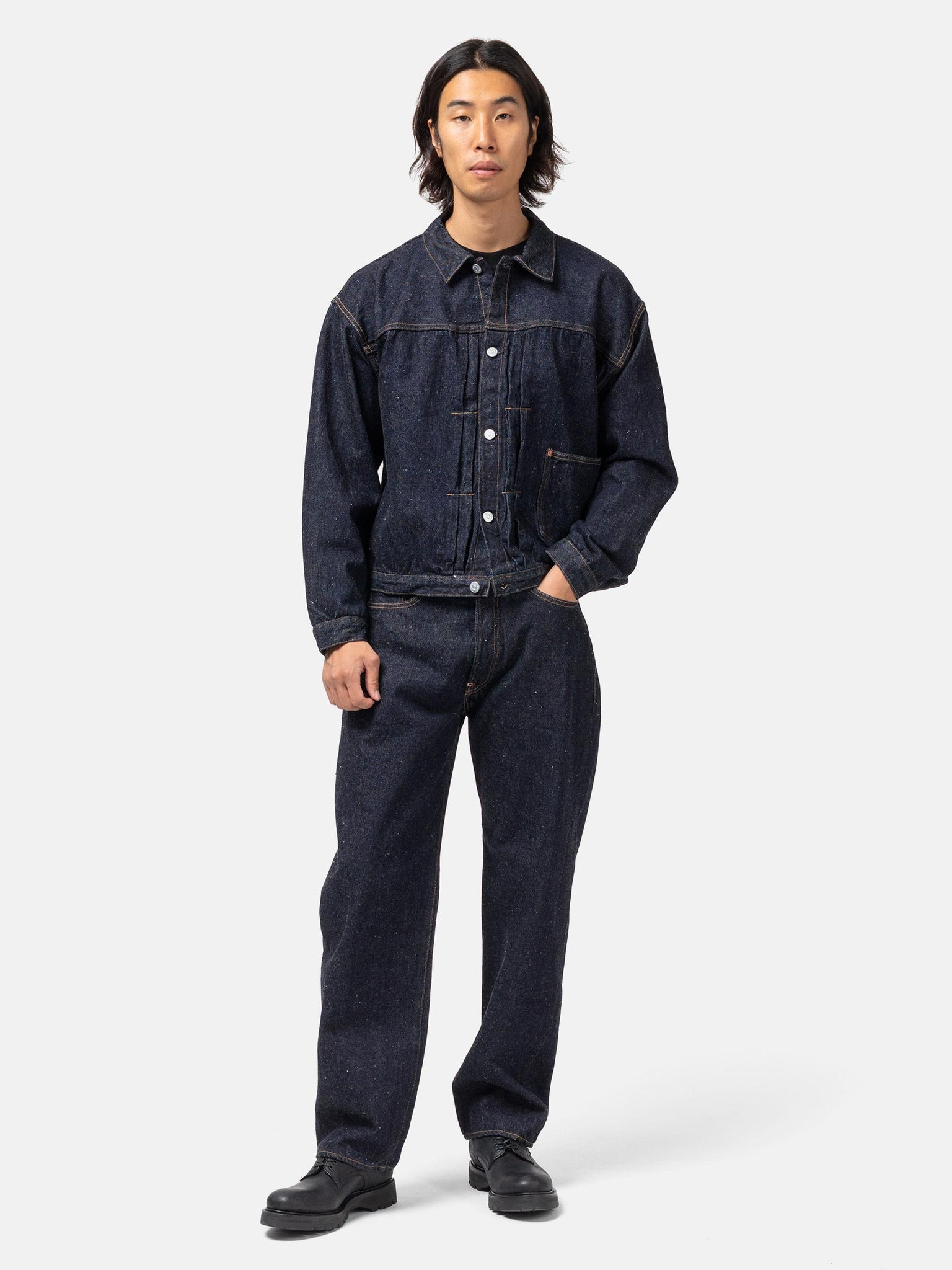 Denim Tracker 1P Jacket Indigo - 2