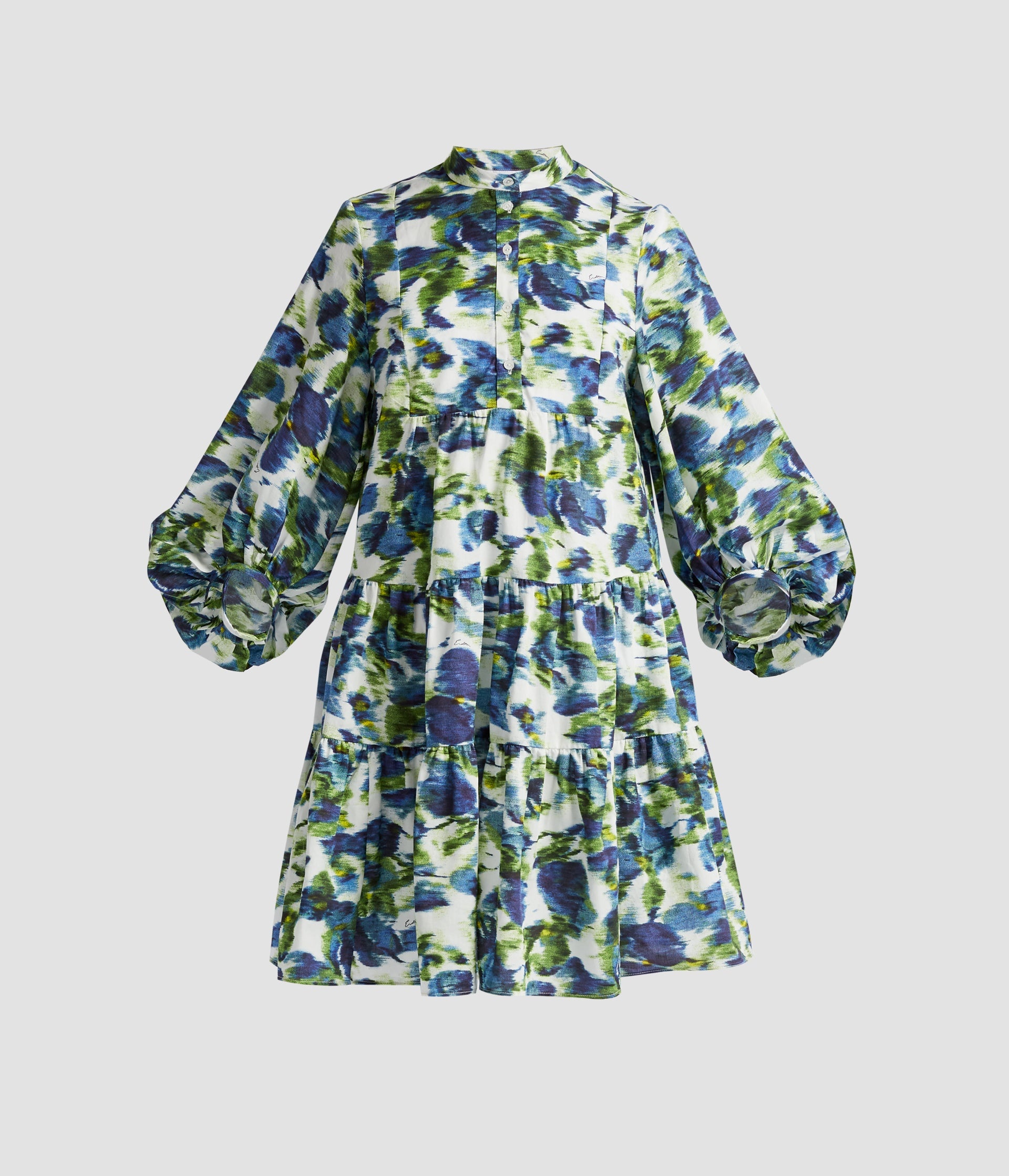 SHORT SLEEVE MINI DRESS - 1