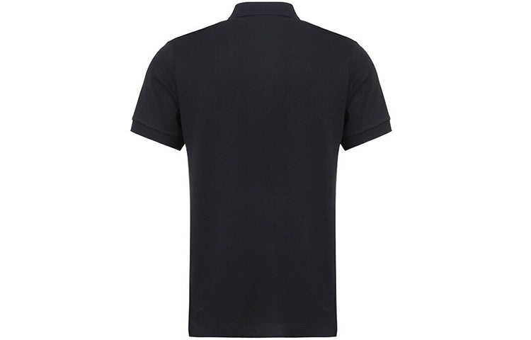 Men's Burberry Logo lapel Short Sleeve Polo Shirt Black 40551241 - 2