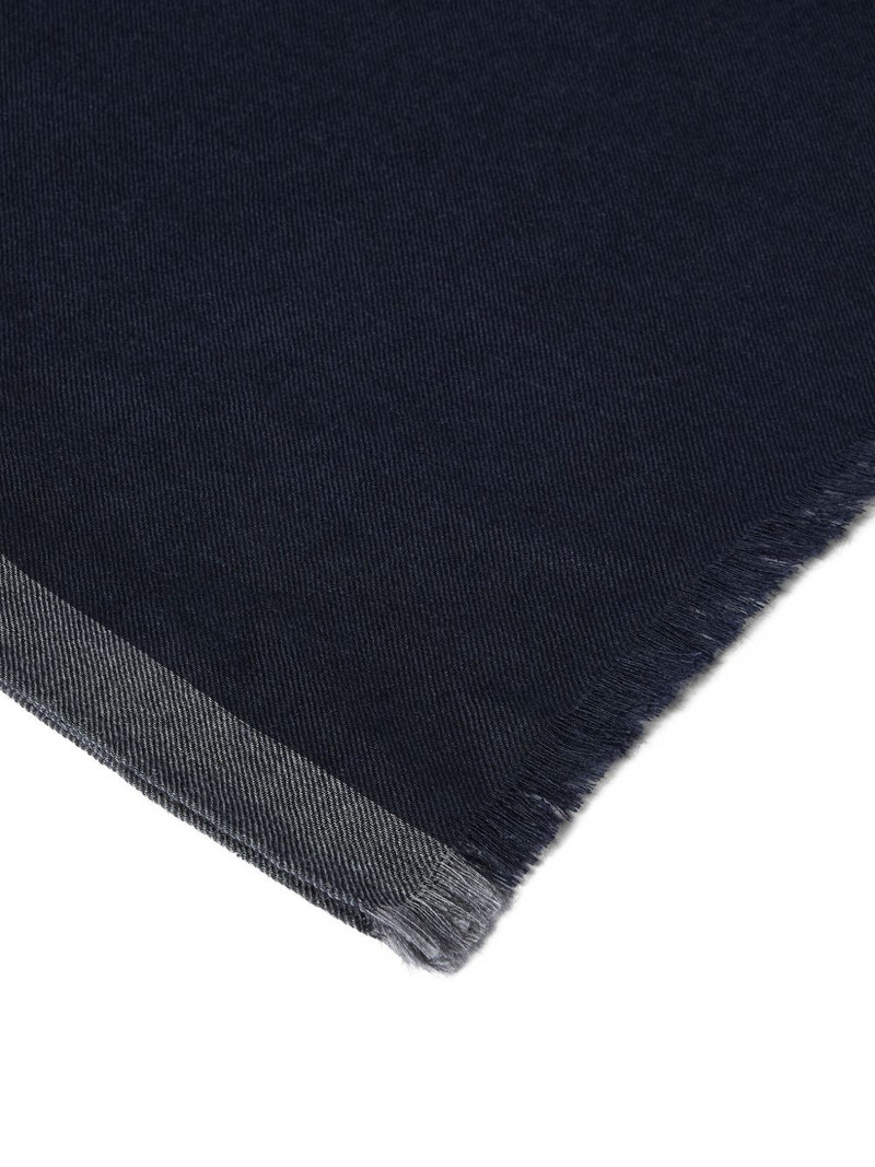 Brunello Cucinelli fringed scarf outlook