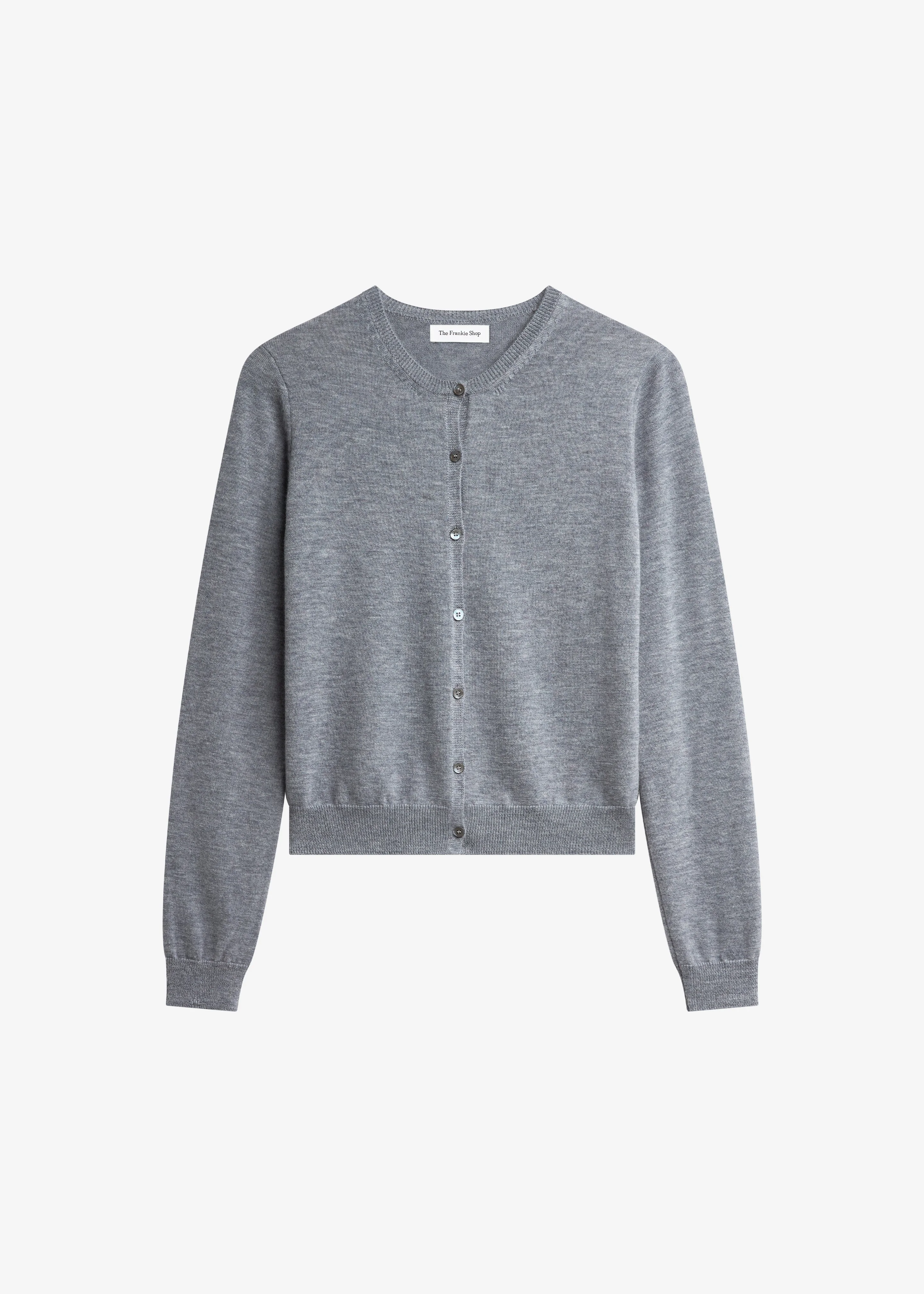 Nomi Thin Knit Cardigan - Grey - 1