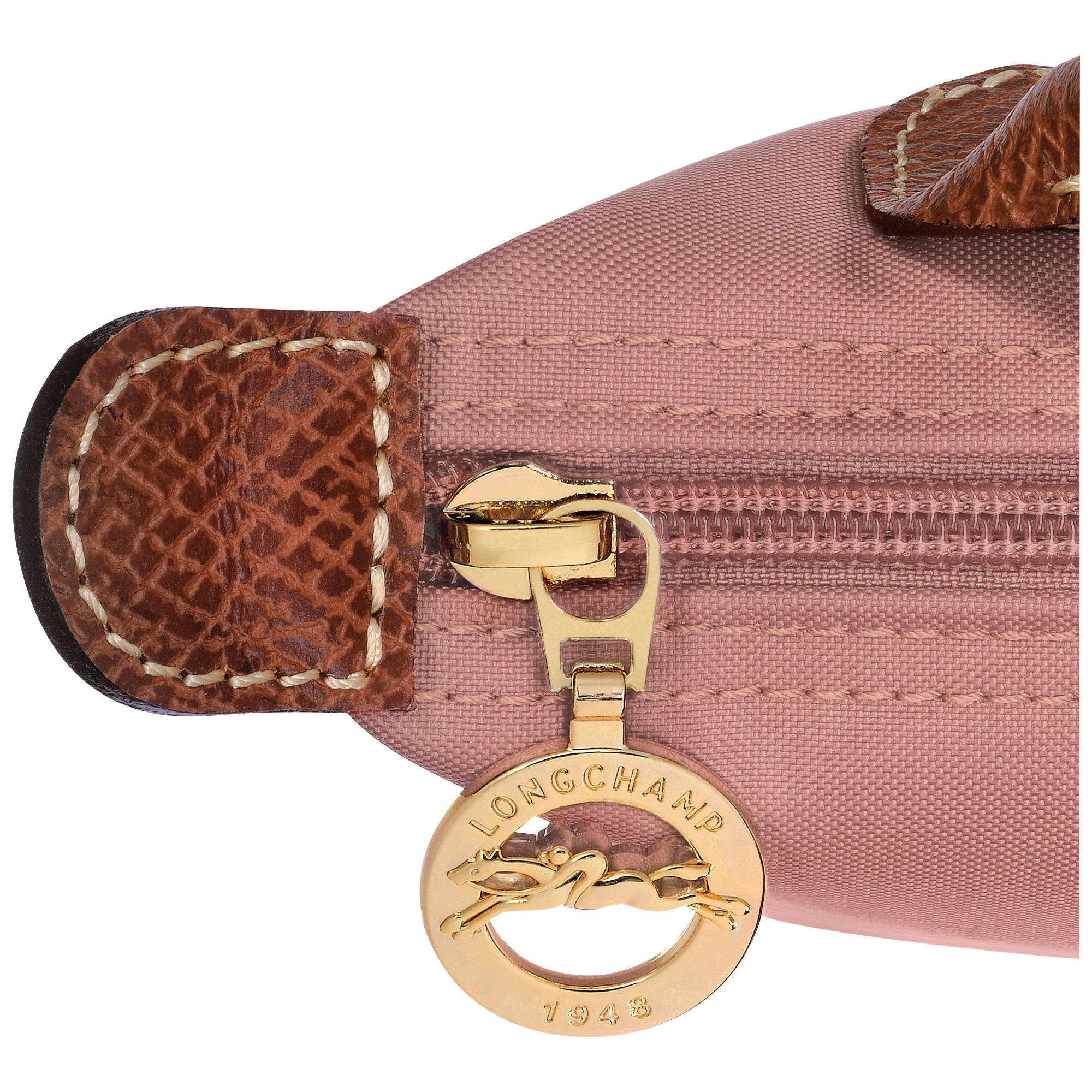 Le Pliage Original Pouch with handle Pink Tea - Recycled canvas - 5