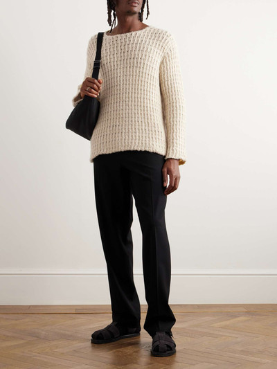 The Row Olen Open-Knit Cashmere Sweater outlook