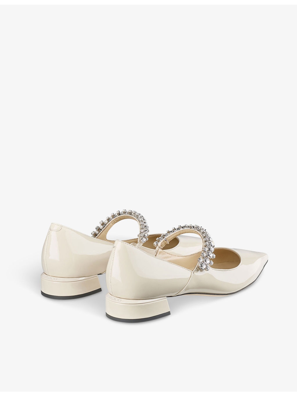 Bing 25 crystal-embellished patent-leather flats - 4