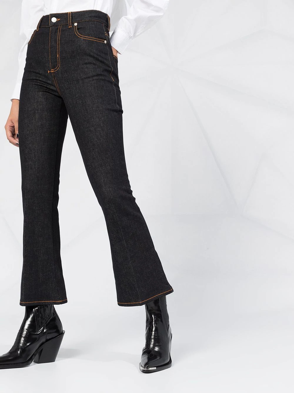 high-rise flared jeans - 5