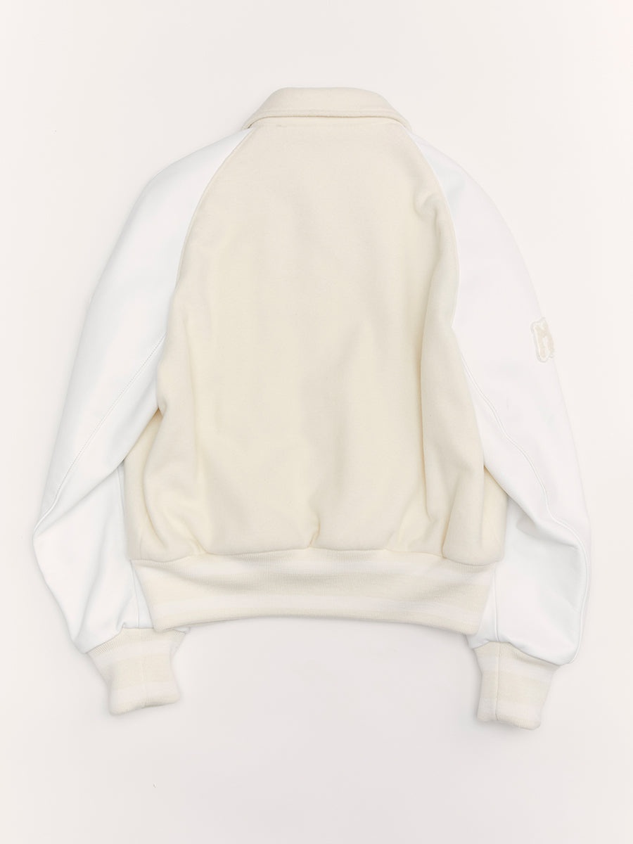 Magliano | Antifa Varsity Bomber Jacket White - 7