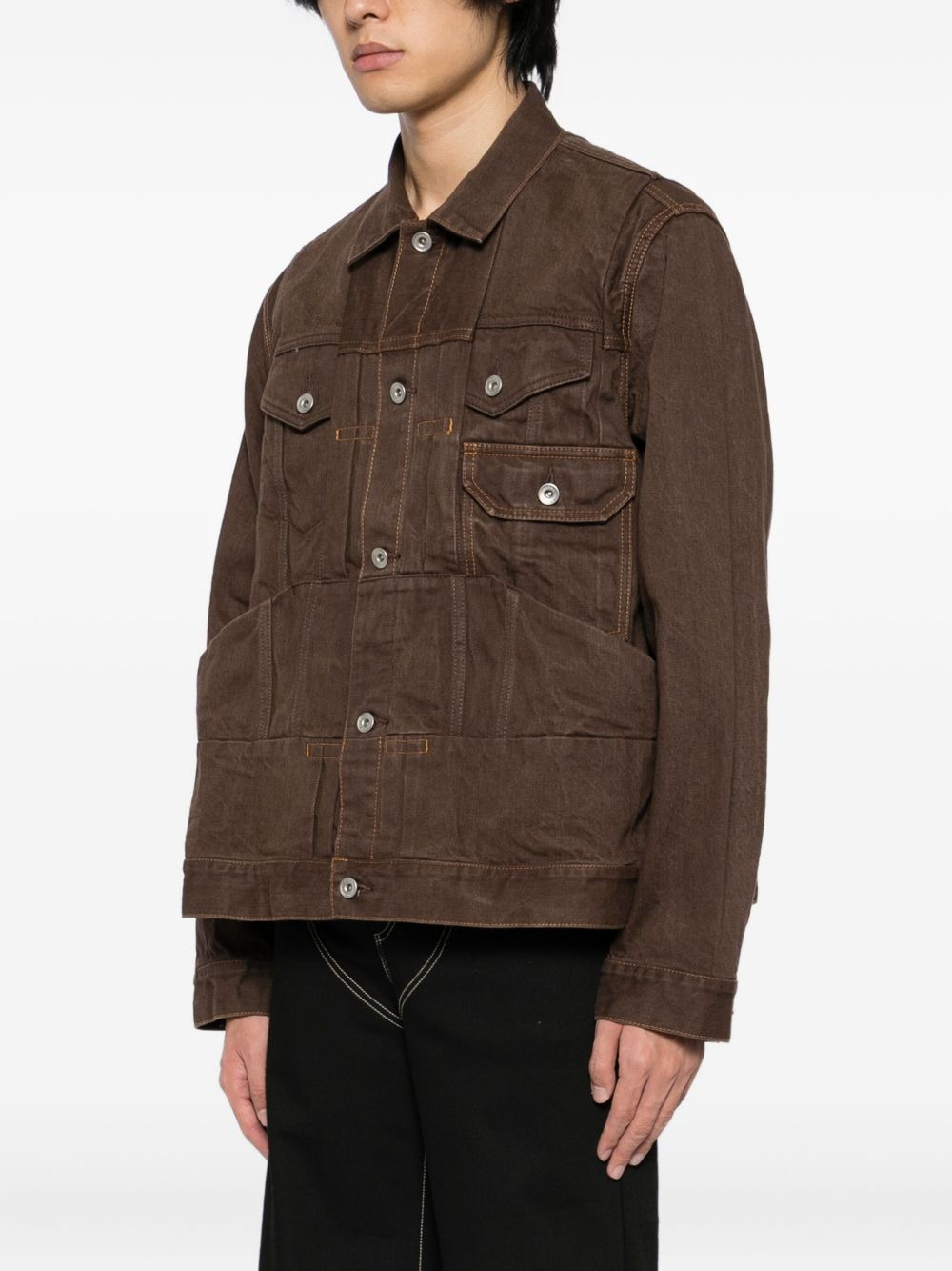 cotton denim jacket - 3