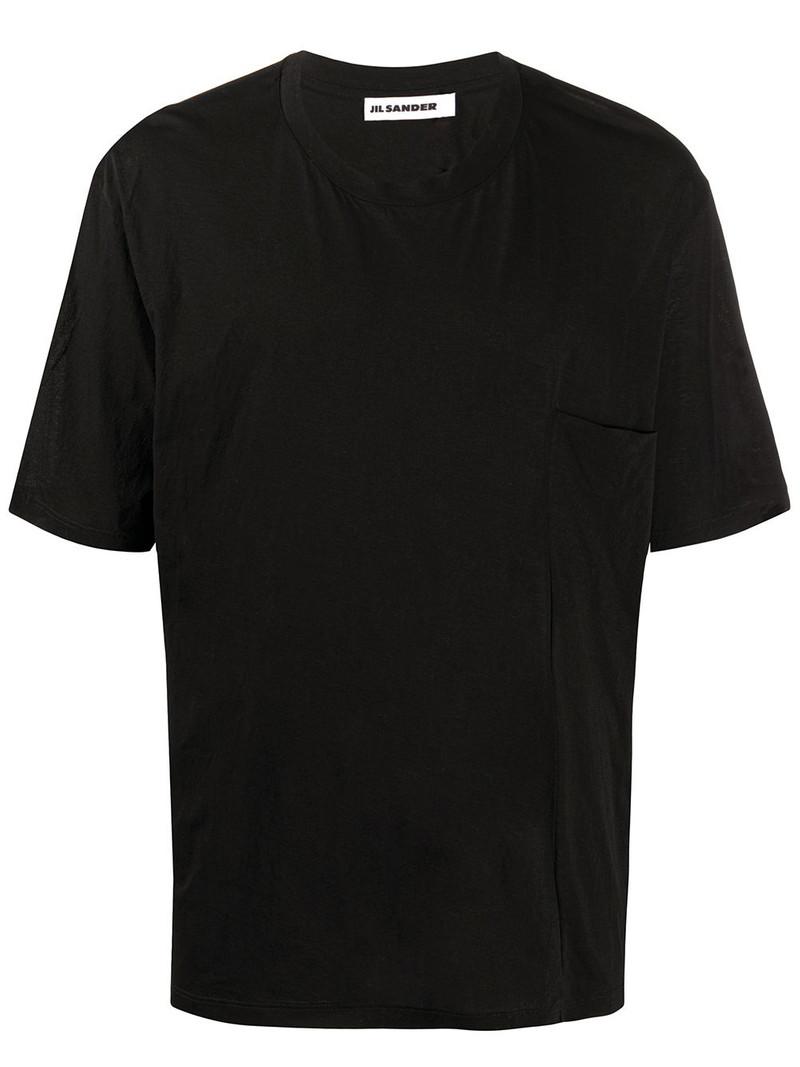 boxy-fit patch pocket T-shirt 1