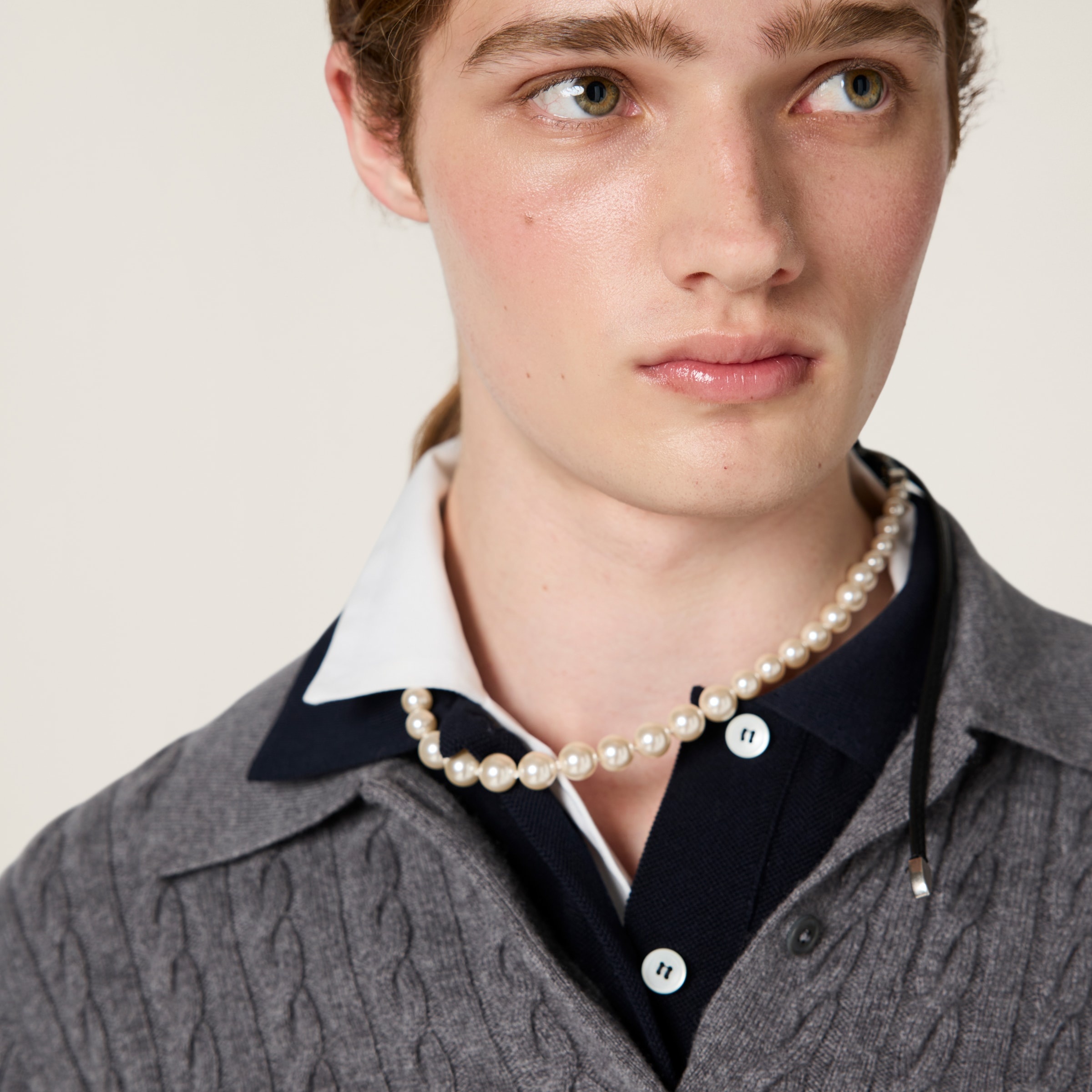 Cashmere polo shirt - 4