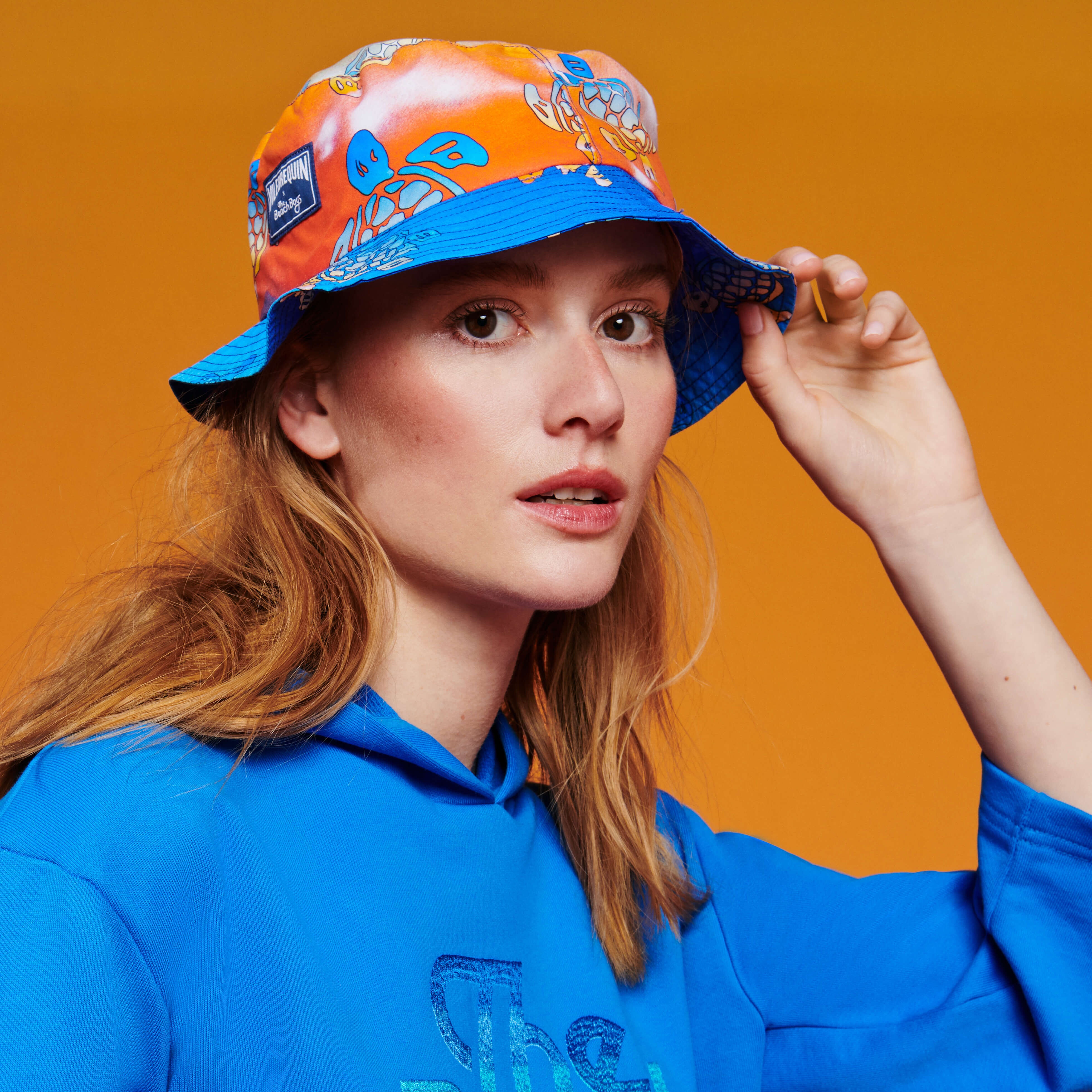 Unisex Bucket Hat Ronde des Tortues Sunset - Vilebrequin x The Beach Boys - 5