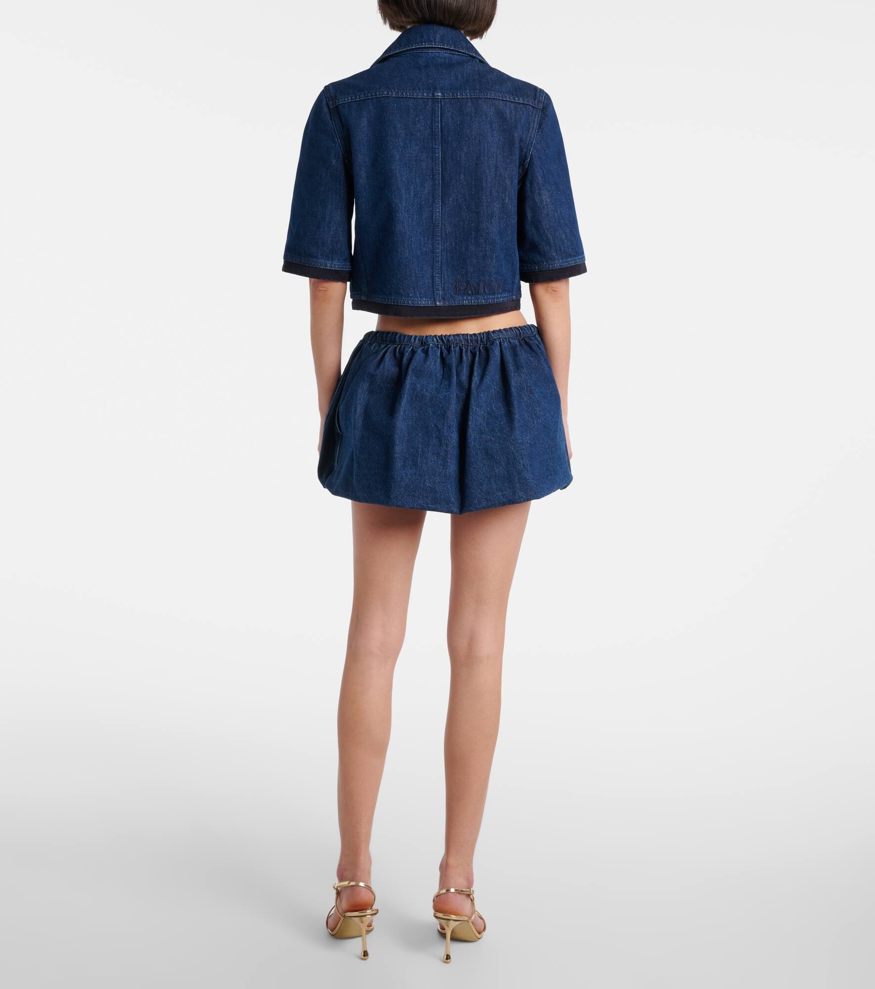 Denim miniskirt - 3