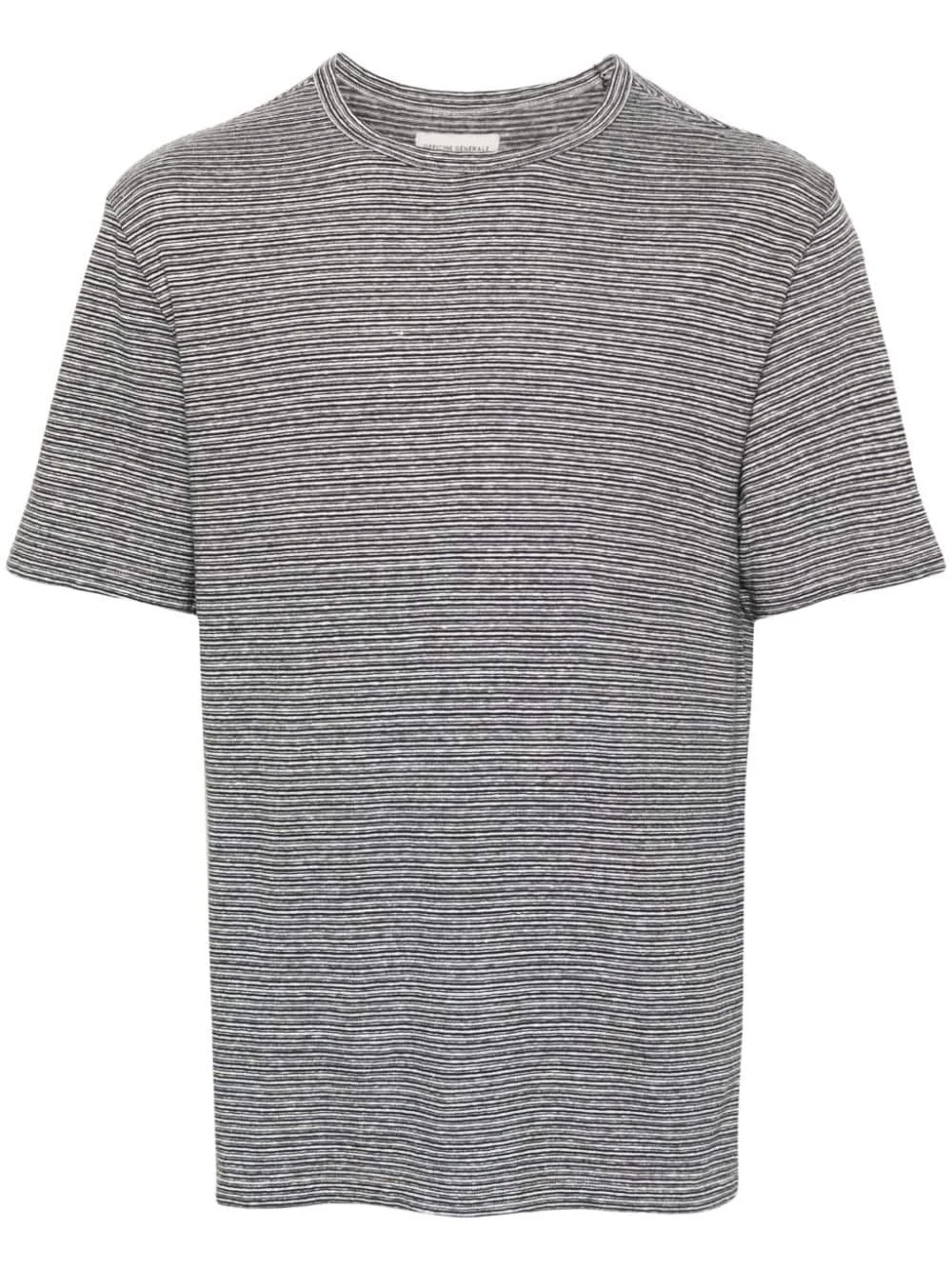 striped-pattern shirt - 1