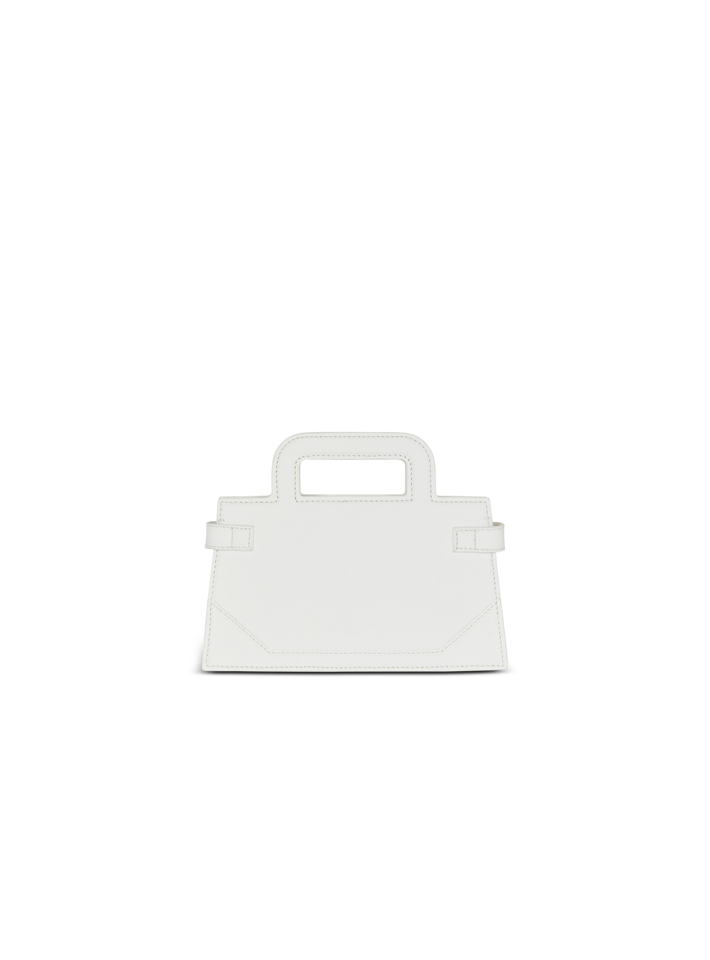 Small B-Buzz Top Handle bag in grained leather - 4