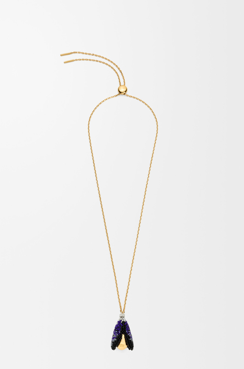 Loewe Shell necklace in sterling silver and beads outlook