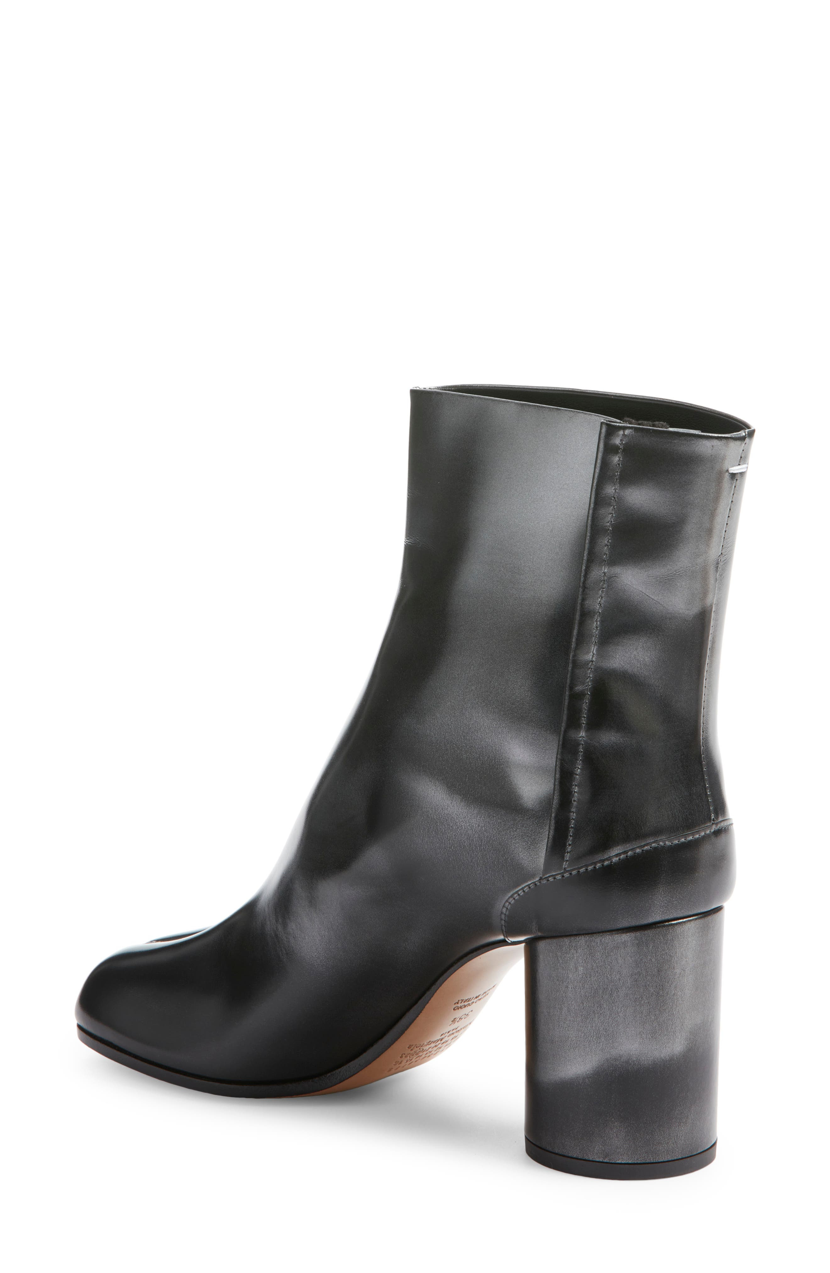 Maison Margiela Tabi Ankle Boot in Silver/Black at Nordstrom - 2