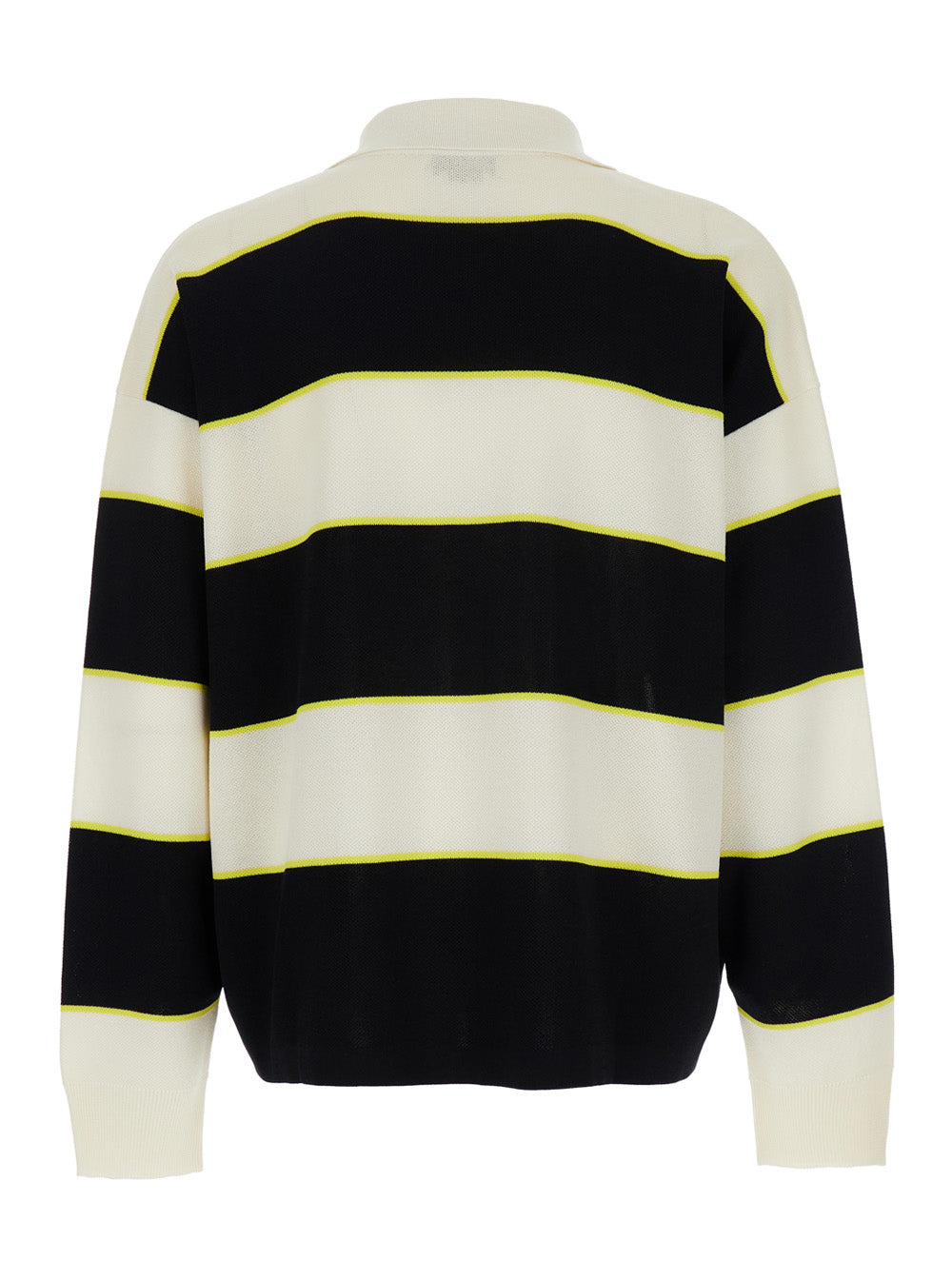 Alexander Mcqueen Men Knitted Strips Polo - 2