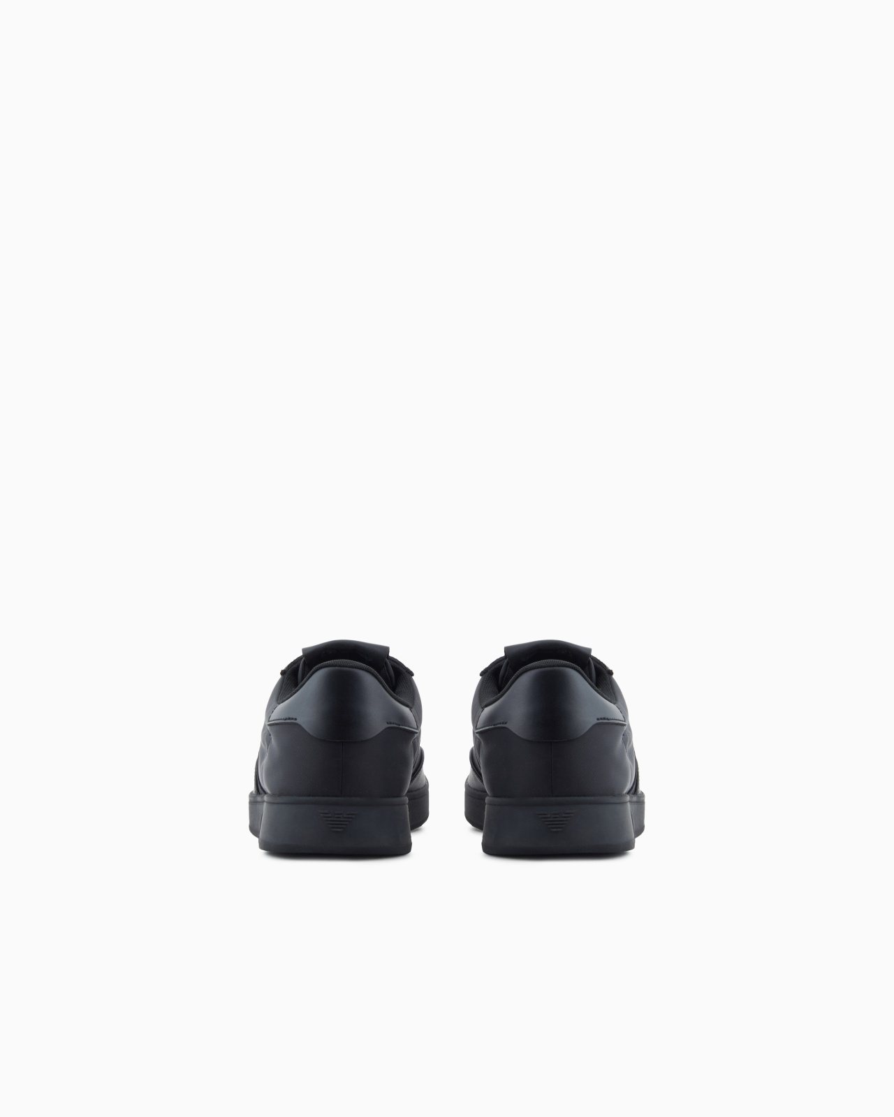 NYLON SNEAKERS WITH LEATHER DETAILS - 4