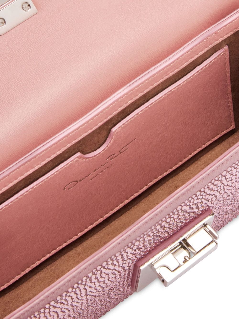 Alibi crystal-embellished clutch bag - 5