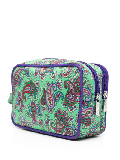Etro small paisley-print necessaire outlook