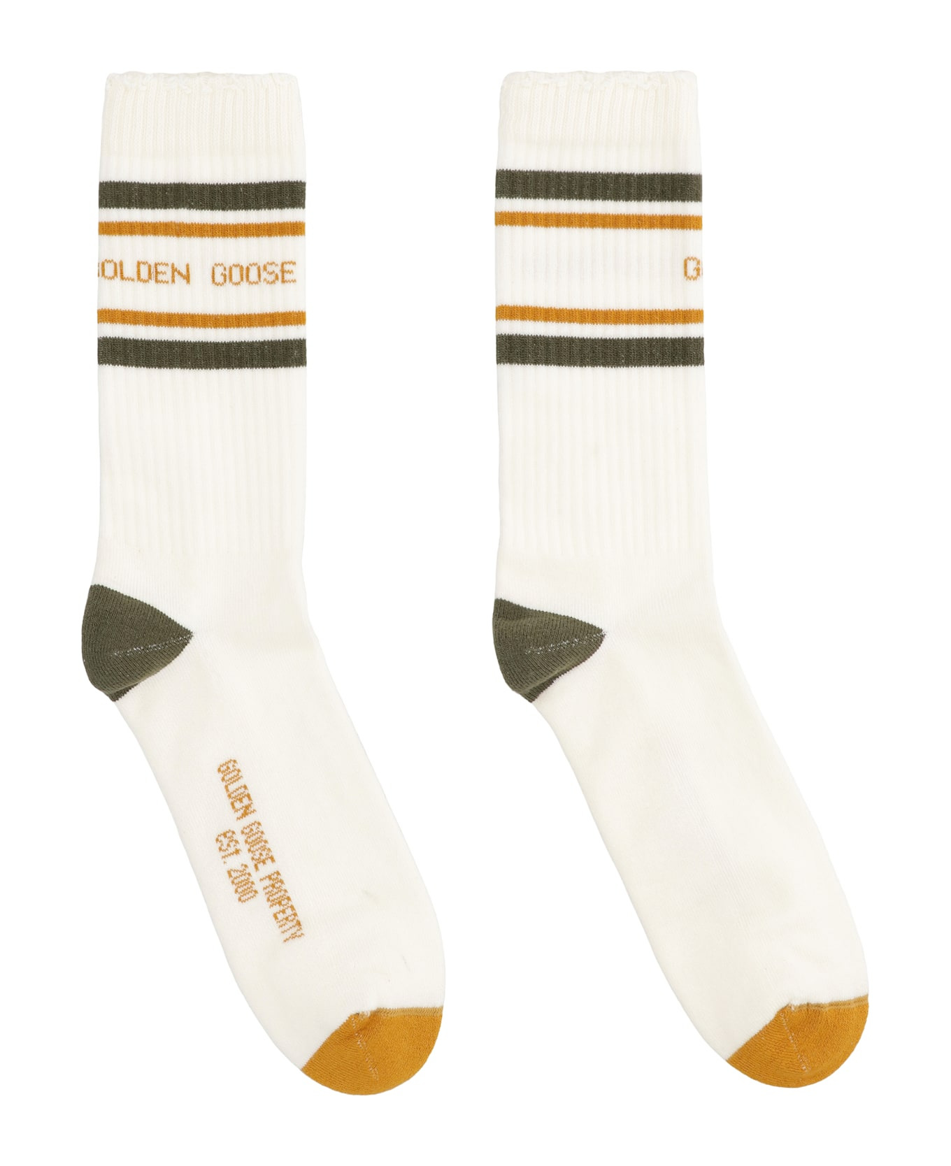 Logo Cotton Blend Socks - 1