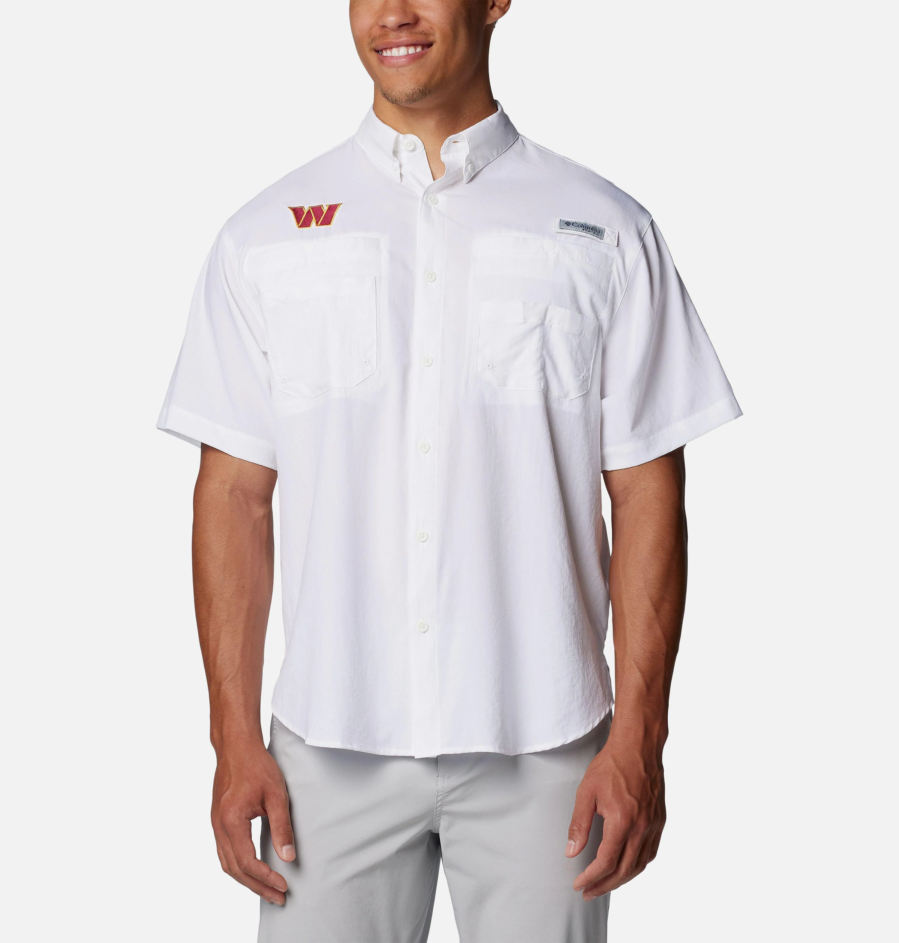 Men's PFG Tamiami Short Sleeve Shirt - Washington Commanders - 1