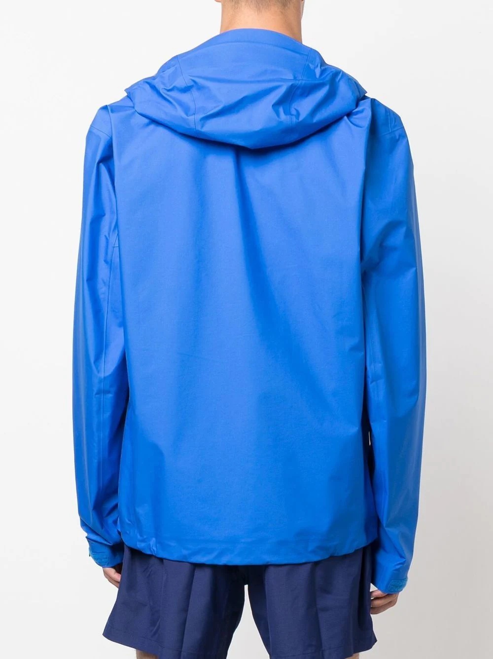 logo-print zip-up hooded jacket - 4