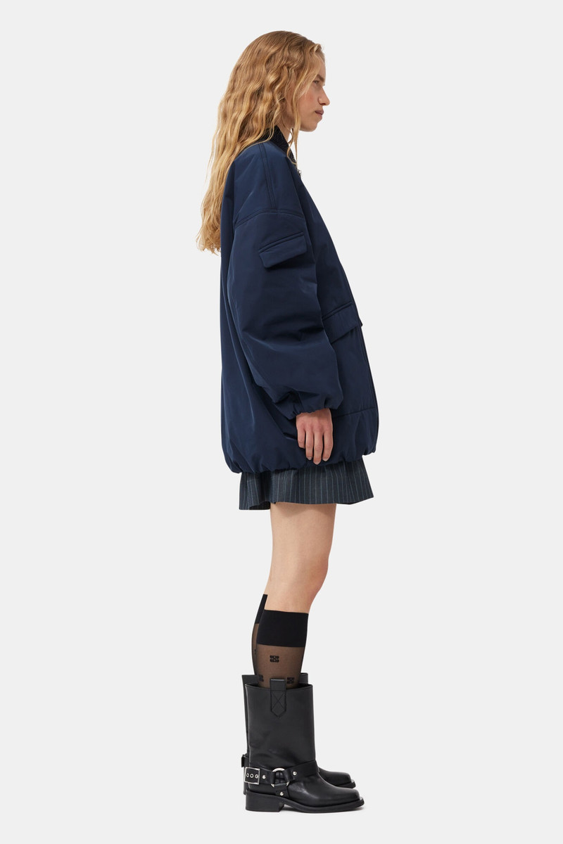 GANNI BLACK MID SHAFT BIKER BOOTS outlook