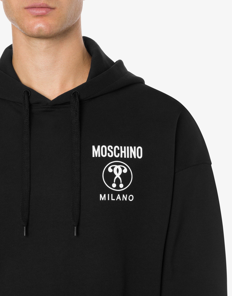 DOUBLE QUESTION MARK HOODED SWEATSHIRT 4
