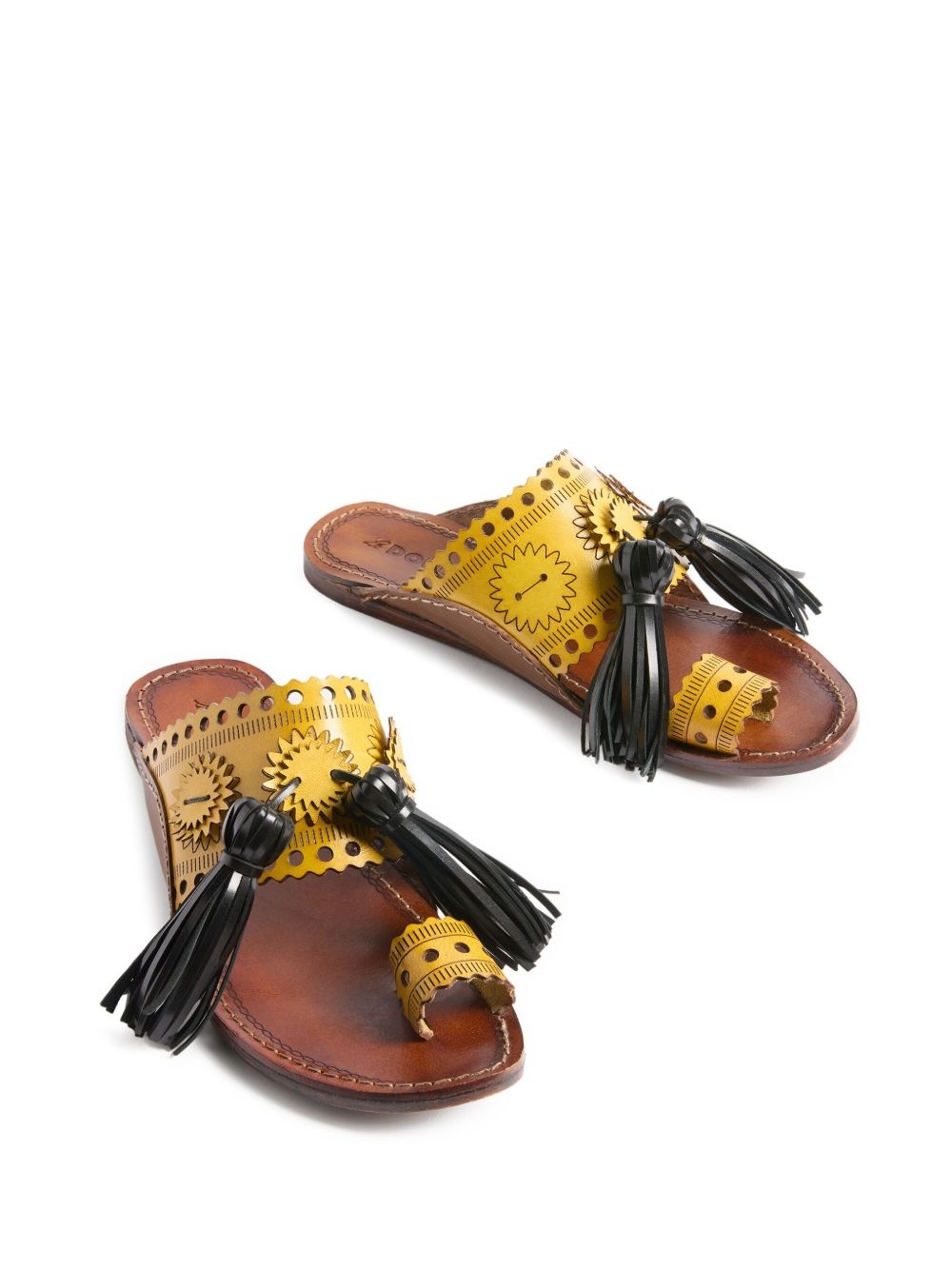 tassel-embellished sandals - 2