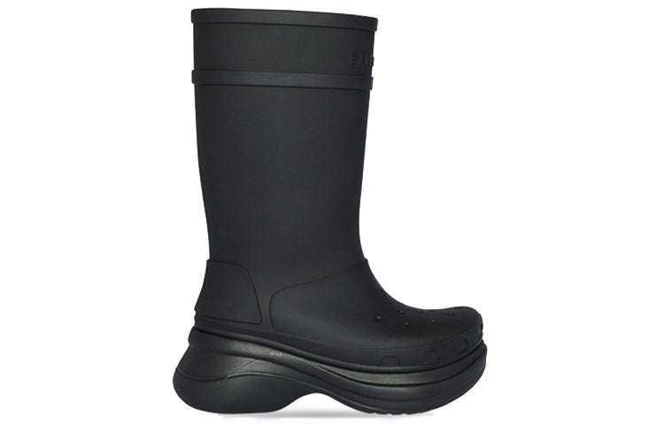 Crocs x Balenciaga Boots 'Black' 677384W1S8E1000 - 3