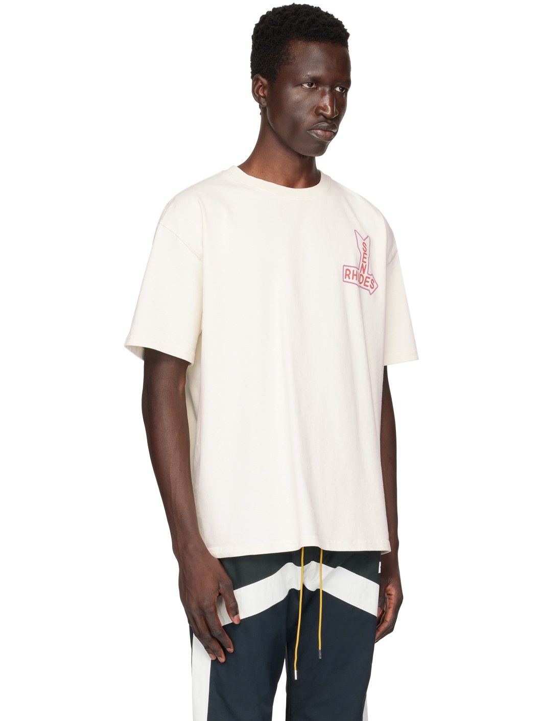 SSENSE Exclusive Off-White 'Send Rhudes' T-Shirt - 2