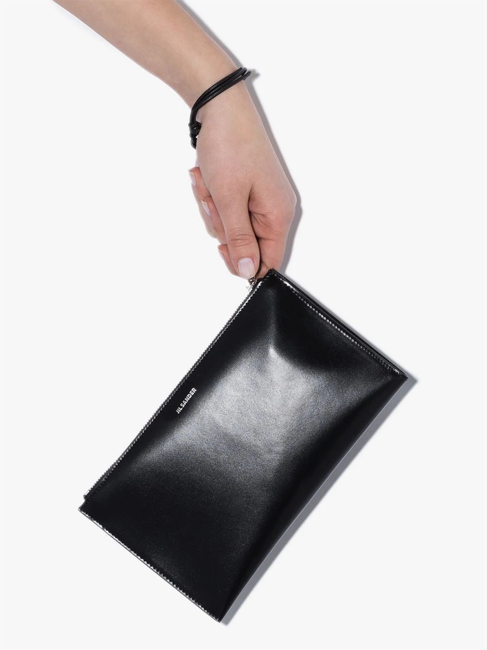 zipped leather pouch - 6