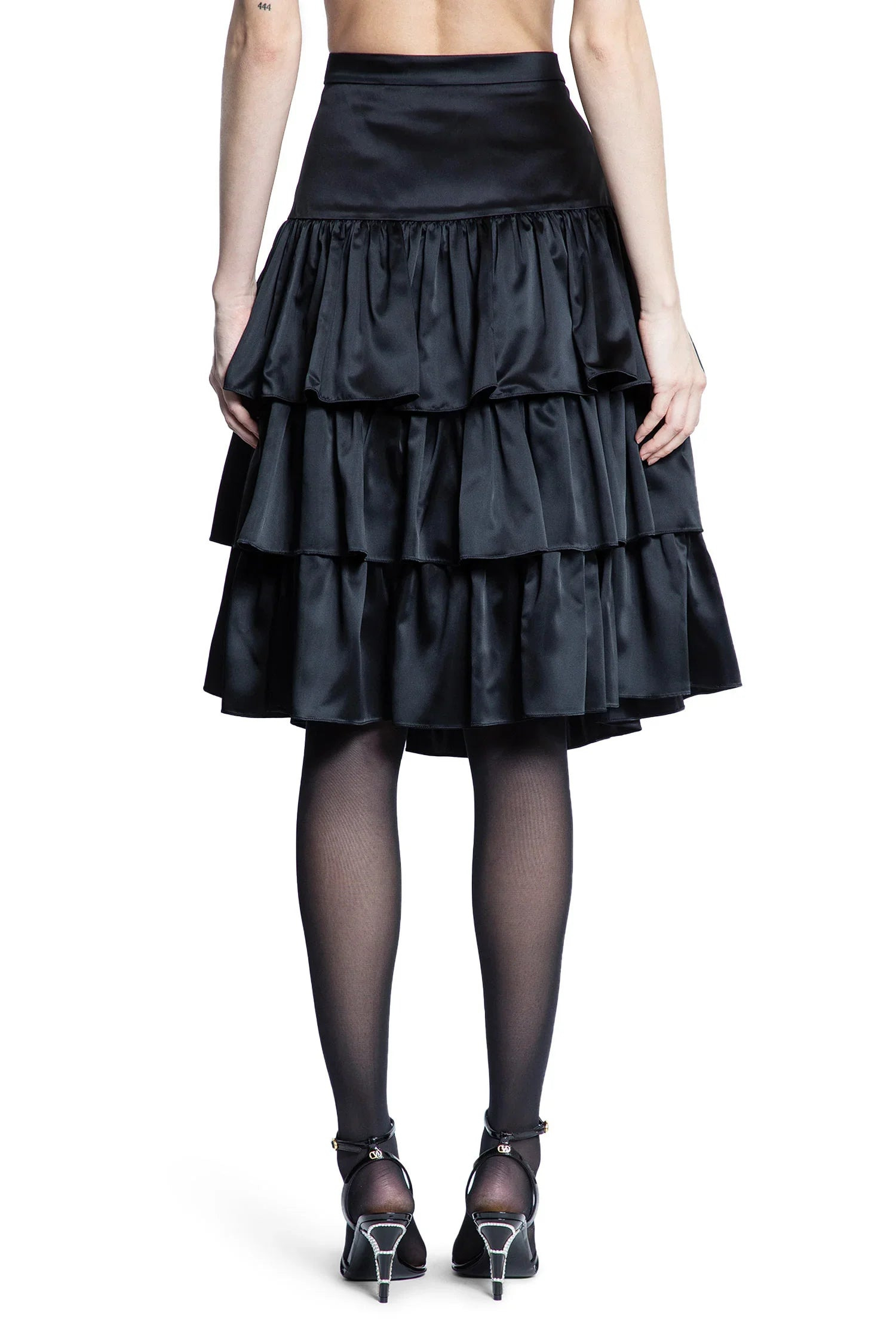 Satin-Ruffle-Skirt - 3