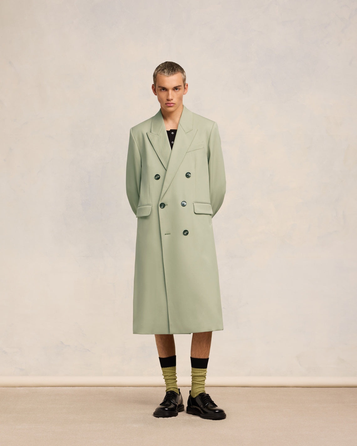 DOUBLE BREASTED COAT - 3