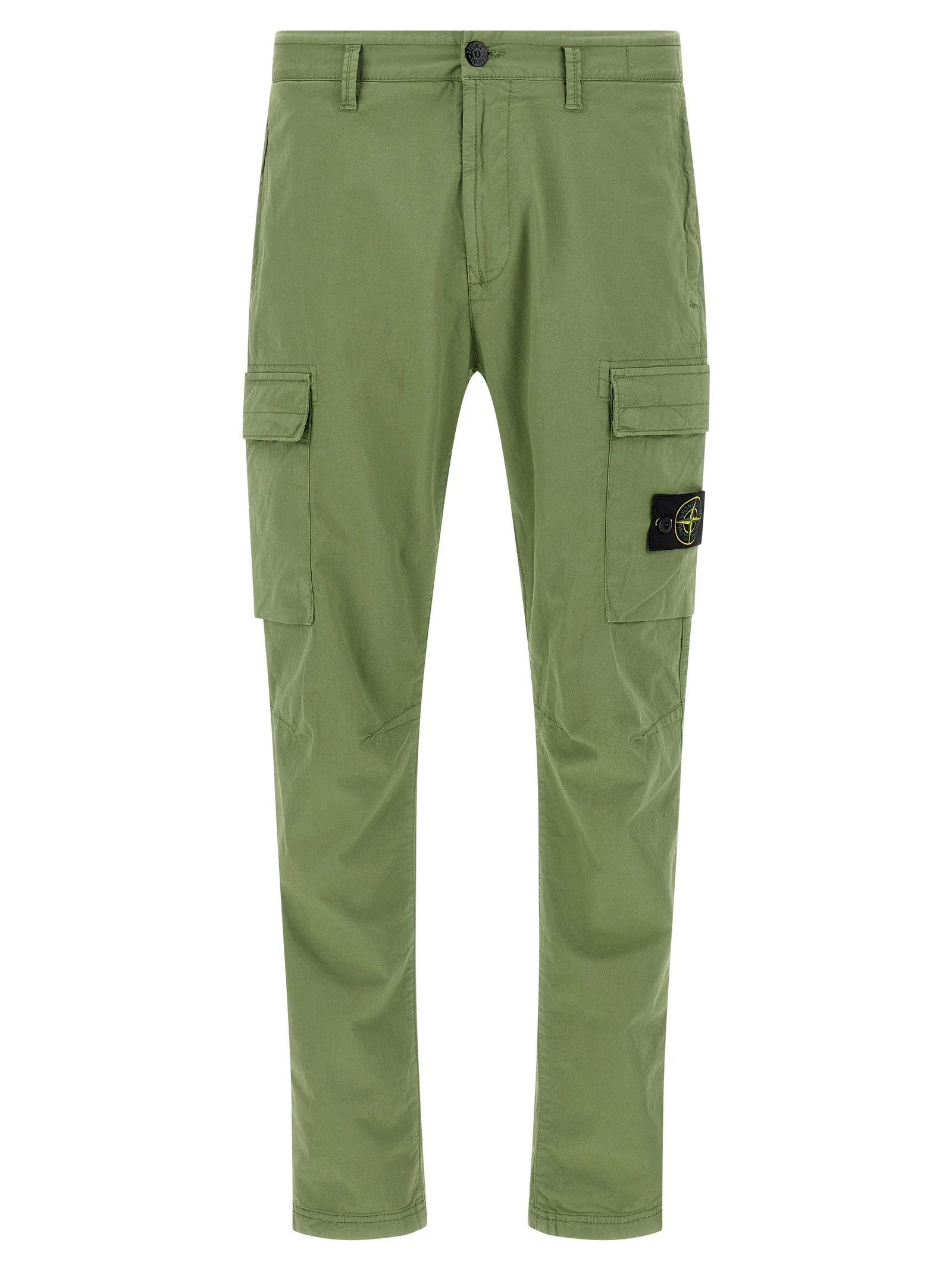 Stone Island Men Logo Badge Cargo Pants - 1